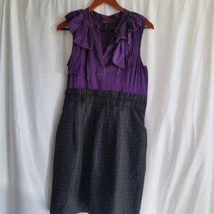 BCBGMaxazria Color Block Dress Pencil Style